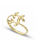 Women's Laurel Leaf Ring in 18-Karat Gold