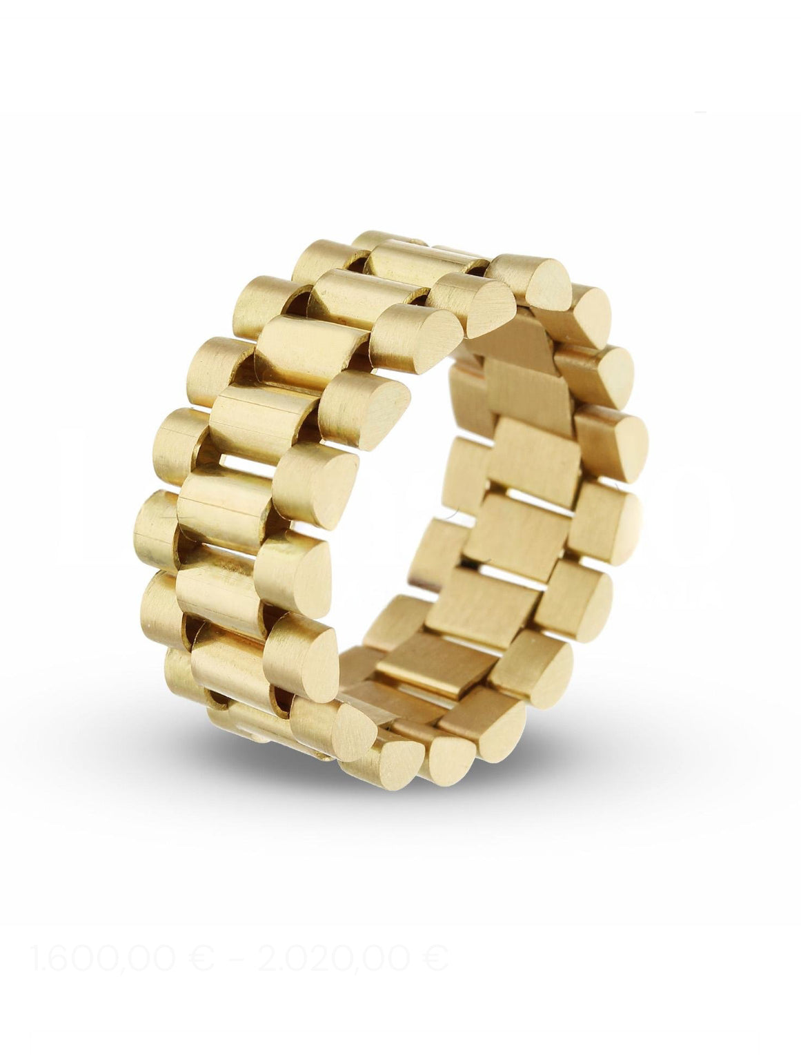 Men's Strap-Model Ring in 18-Karat Gold