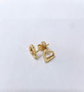 18k Gold Openwork Heart Earrings
Crafted entirely from 18k gold, featuring an elegant openwork heart design.