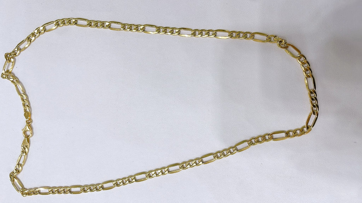 Or 18 carats – Collana modello 3+1