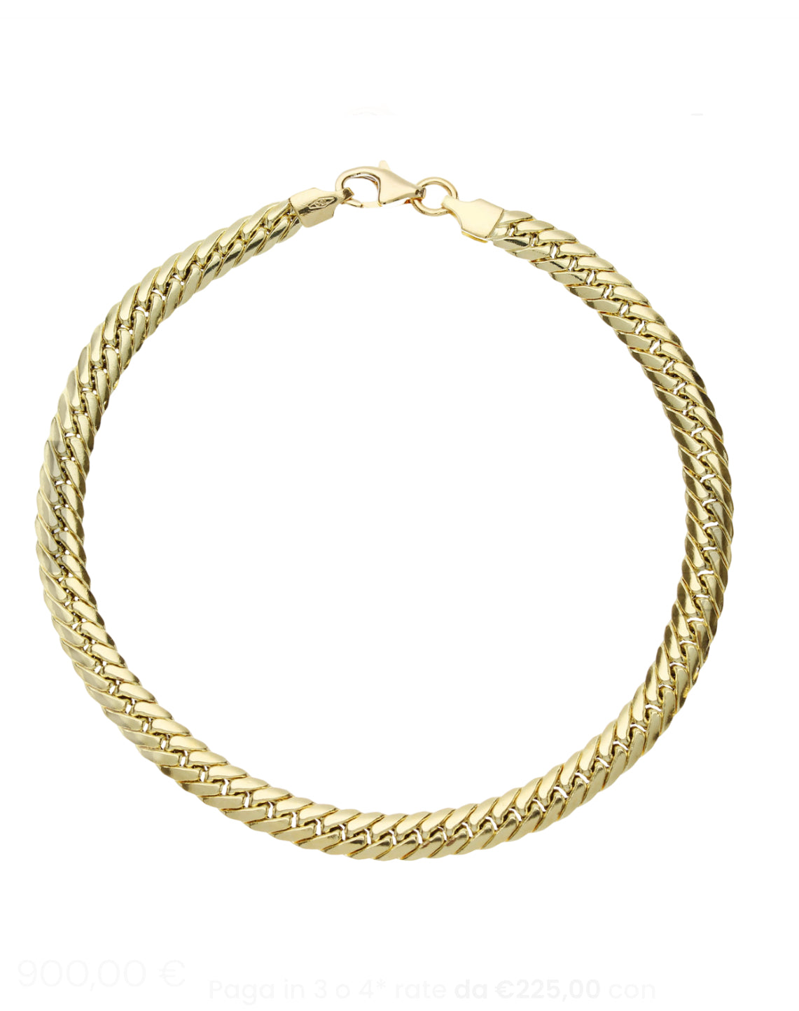 Herringbone Bracelet in 18-Karat Gold