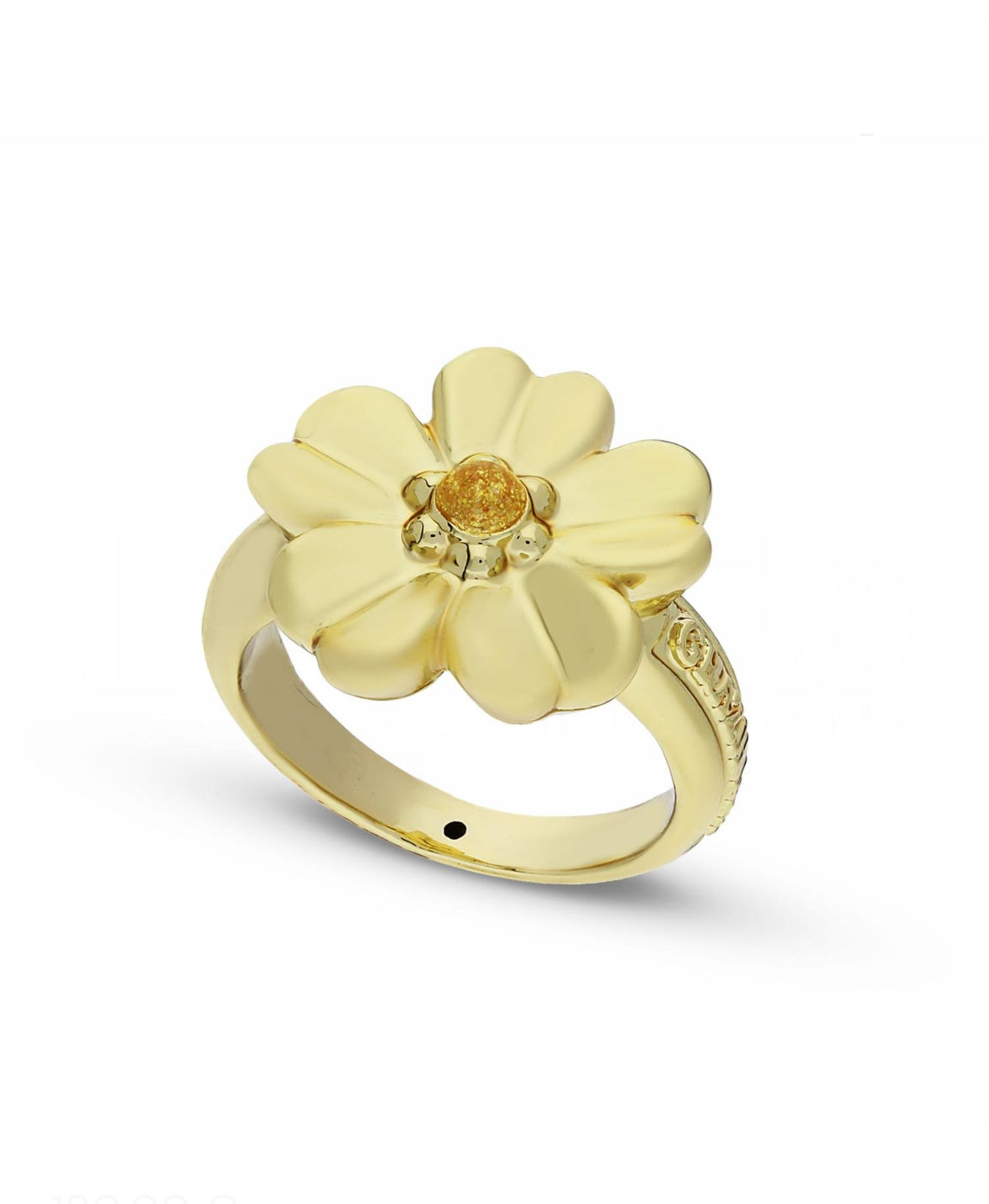 Women's Electroformed Flower Ring – Air Collection in 18-Karat Gold