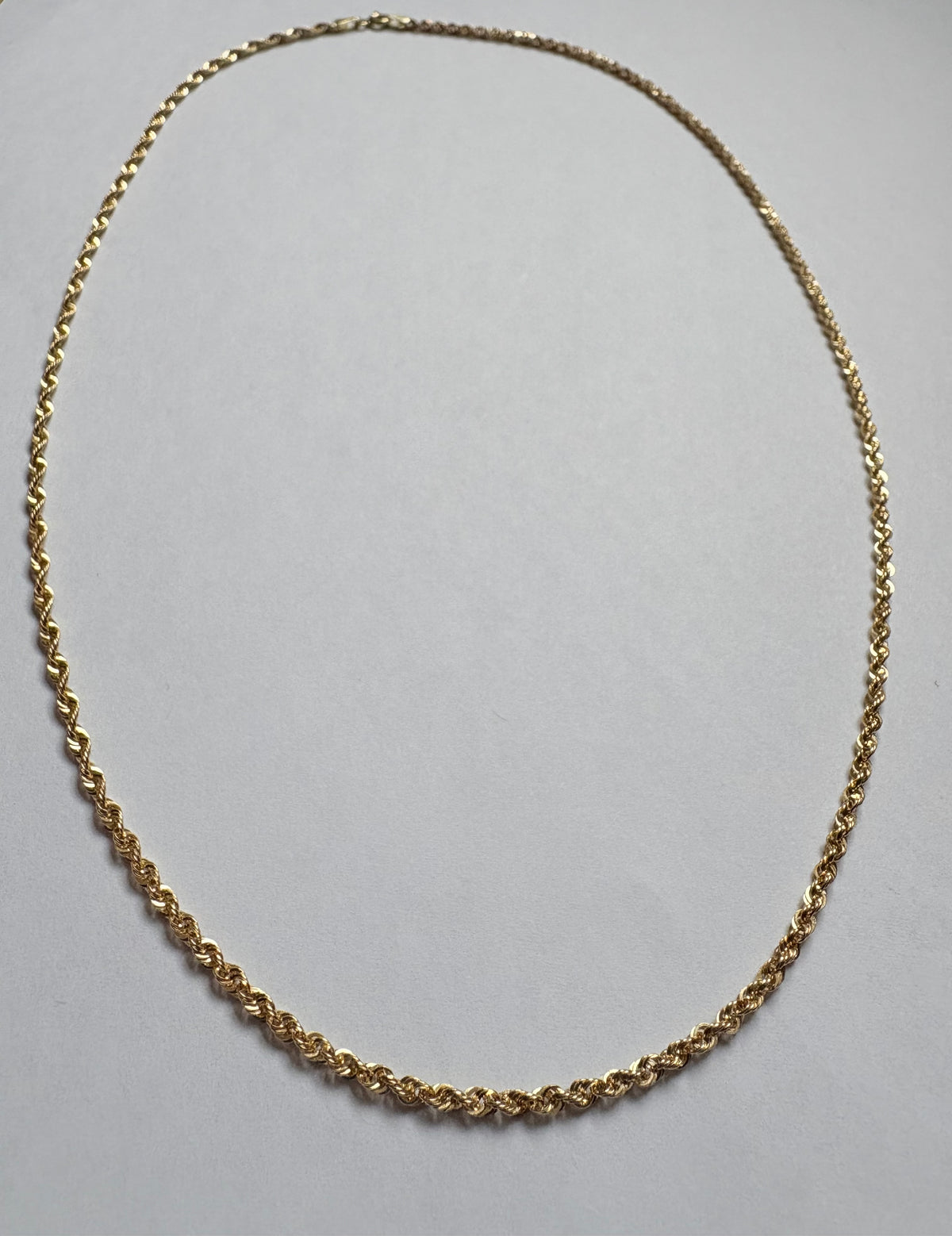 18K Gold Funetta Chain Necklace