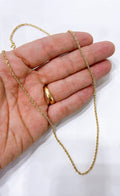 Funetta-Halskette aus 18 Karat Gelbgold