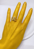 Medusa Head Ring in 18K Gold