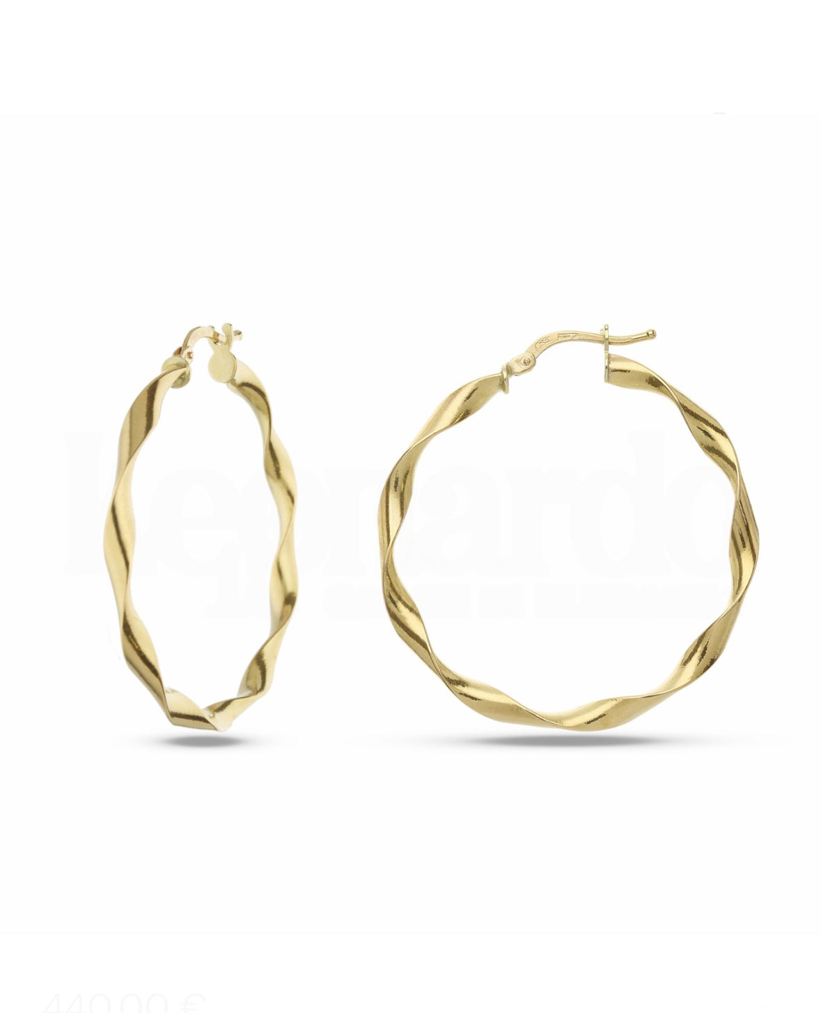 Women's Smooth Tube Hoop Earrings in 18-Karat Gold