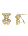 Women's Bear Lobe Earrings in 18-Karat Gold