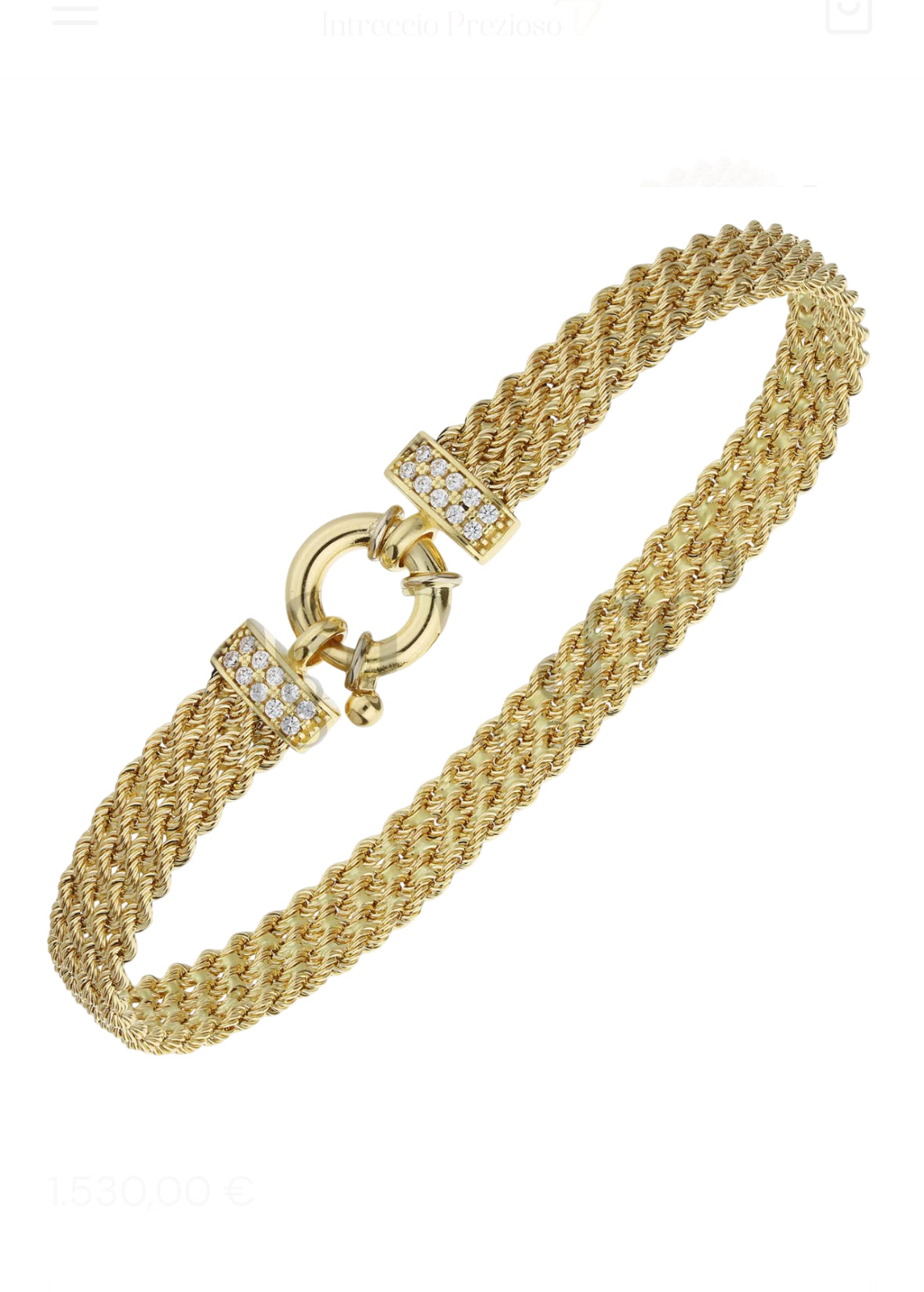Women's Pavé Bracelet in 18-Karat Gold