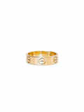 Unisex-Schraubmodellring aus 18 Karat Gold
